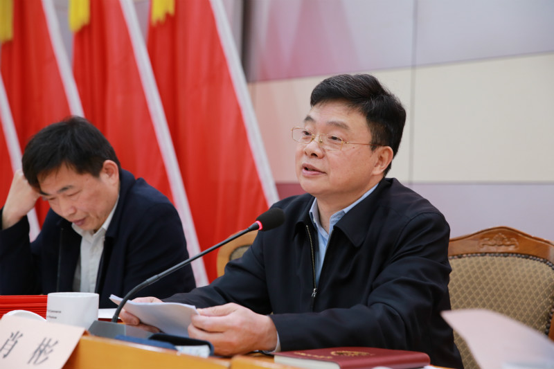 厅党组副书记,副厅长肖彬讲话厅直属机关党委书记,巡视员彭雁峰主持